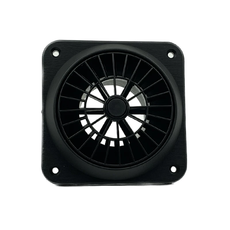 60mm 75mm 90mm Black Car Air Conditioner Outlet For Webasto Eberspacher Heater Air Vent Outlet with Fan Air Conditioning Vent