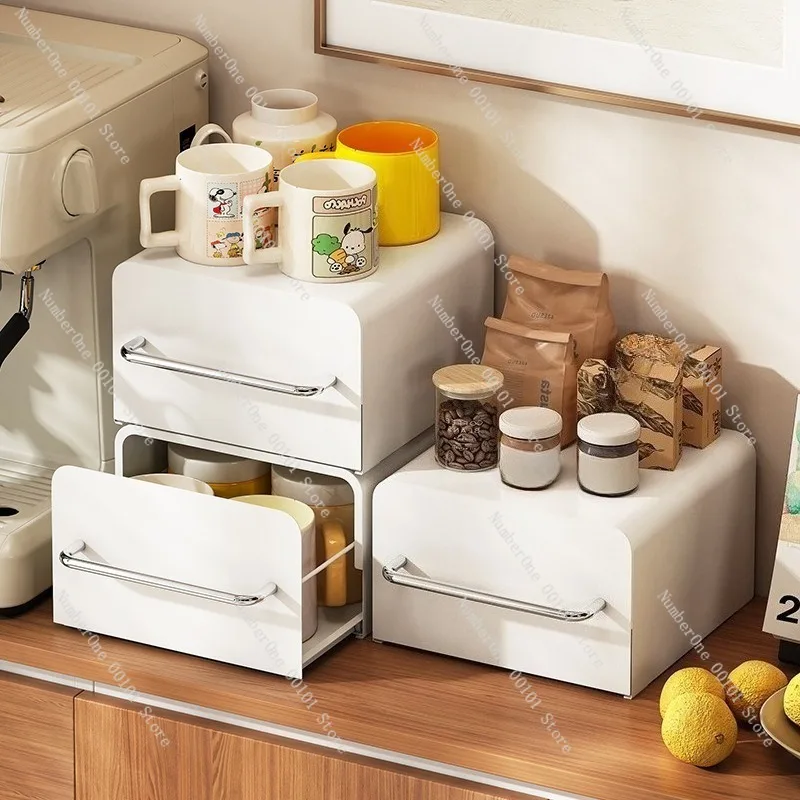 Dust-Proof Cup Storage Rack,Tabletop Water Bar Organizer,Multi-Layer Coffee and Tea Glass Holder,Household Storage Shelf