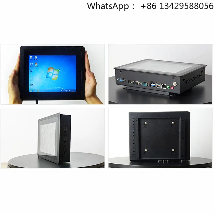 Small Size 8 Inch 8.4 Inch N100/J1900 Quad Core CPU Automation Apply All in One PC Panel with Resistive Touchscreen IPC