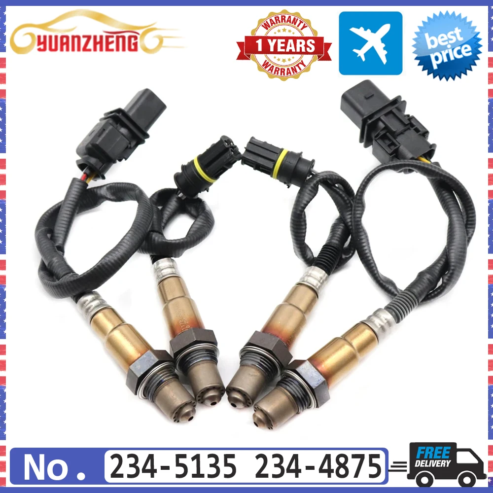 

NEW 4PCS Front Rear Upstream Downstream Air Fuel Ratio Lambda O2 Oxygen Sensor 234-5135 234-4875 for BMW M3 08-13 4.0L 7590713