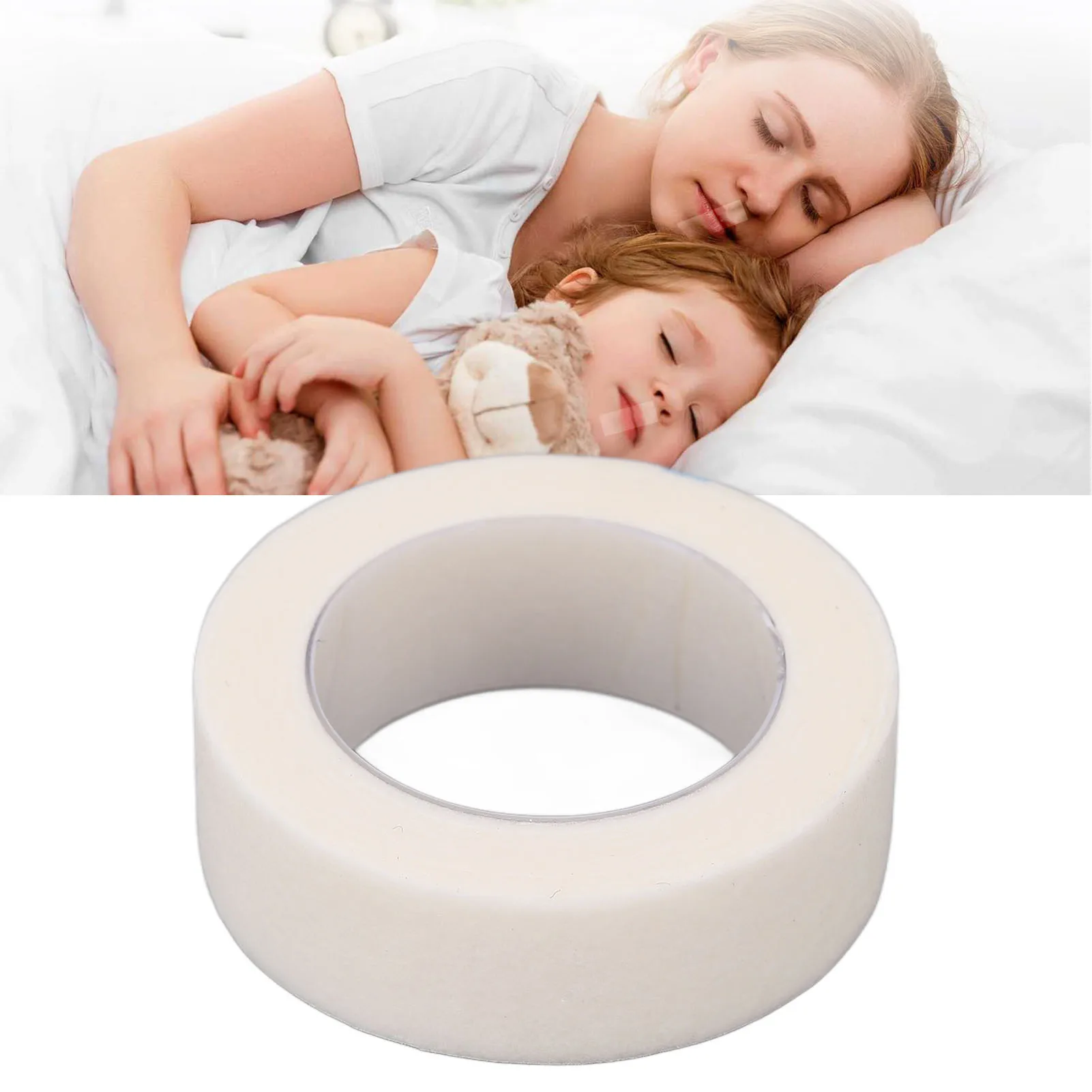 10pcs Adhesive Sleep Mouth Tape for Nose Breathing Gentle Physical Hypoallergenic Sleep Aids Mouth Tape 9M Sleep Strips