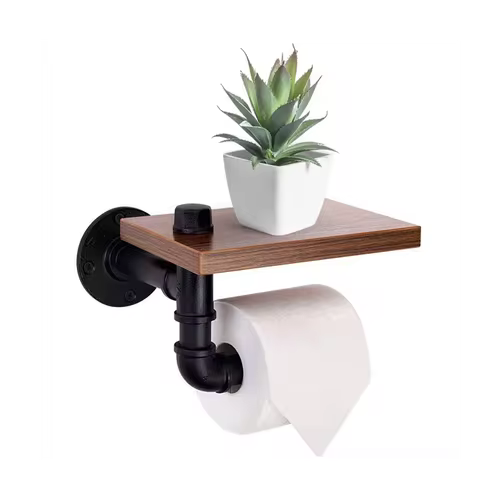 Porte-rouleau de papier toilette rustique