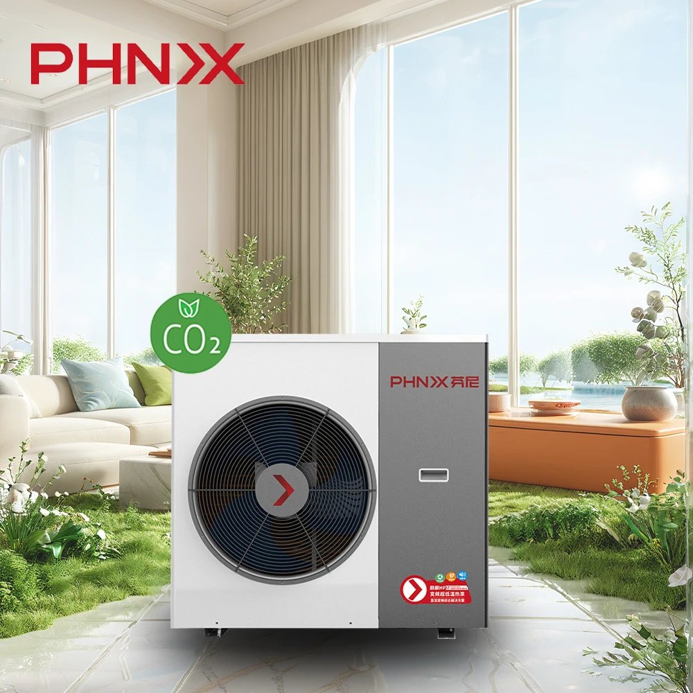 PHNIX -30C R410A Bomba de calor China Evi Bomba de calor de agua 10kW 20Kw Bomba de calor Inversor de aire a agua 14Kw