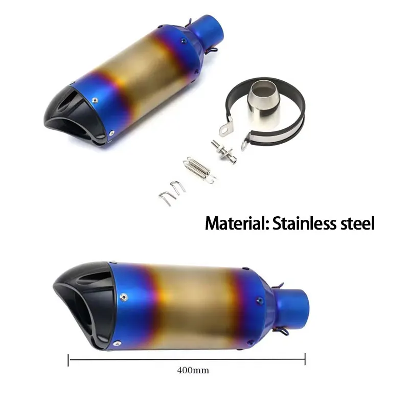 51mm-バイク用エキゾーストマフラー-ステンレス製エキゾーストパイプ-高性能改造スリップオン-yzf-r6-r15-r3-mt07-zx6r-z800用