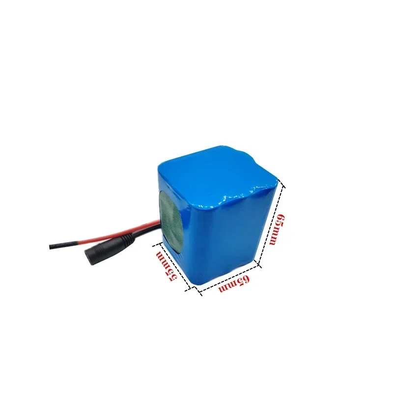 3S3P 12V 9900mAh 18650 large capacity lithium-ion rechargeable battery pack, built-in intelligent BMS DC12.6V 1A charger