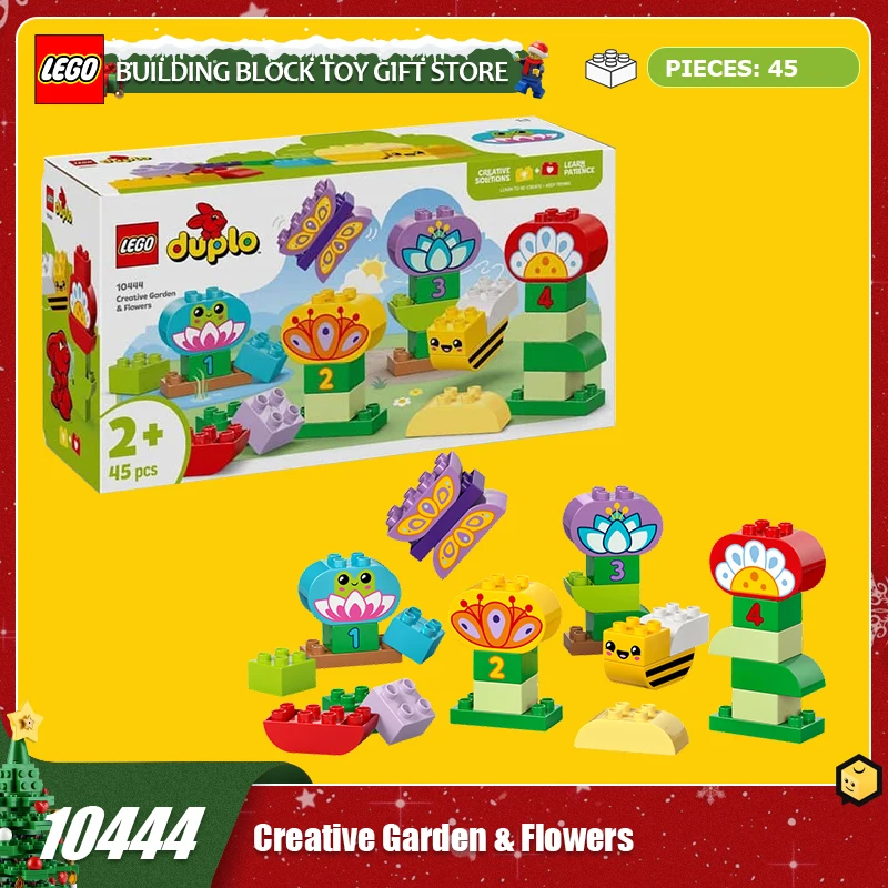 

LEGO Building Blocks Treasure 10444 Creative Garden Large Particle Building Blocks Table Children's Toys Birthday Christmas Gift