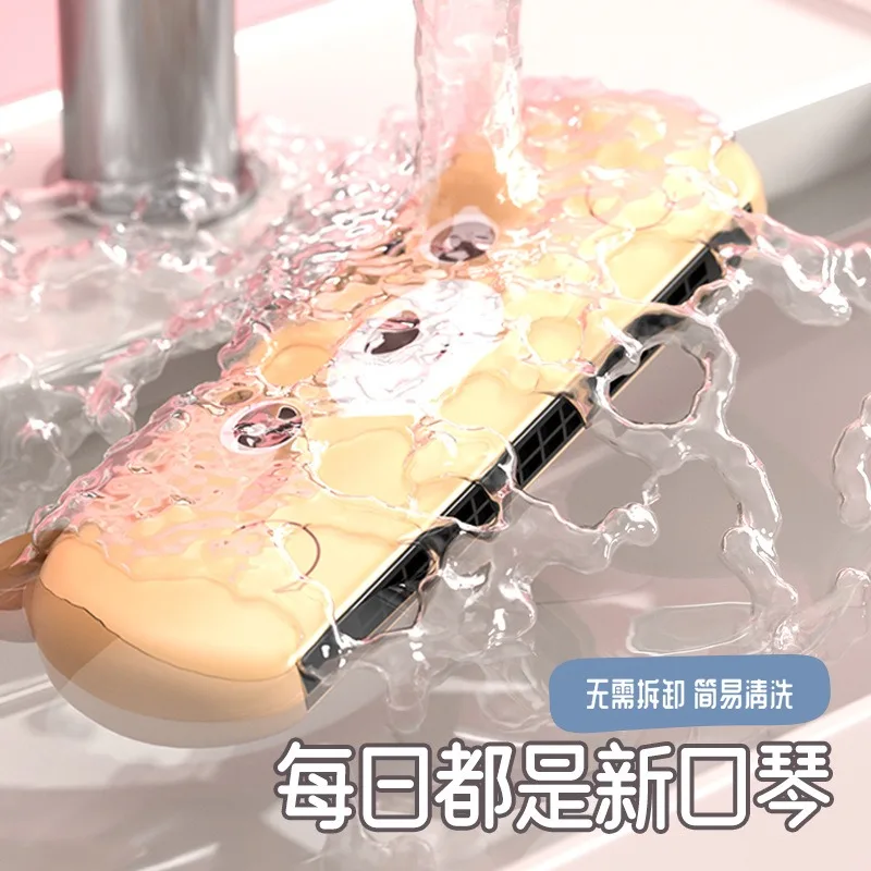 Armónica de dibujos animados para niños, instrumentos de introducción para principiantes, instrumentos de educación temprana, regalos para guardería, 1 ud.