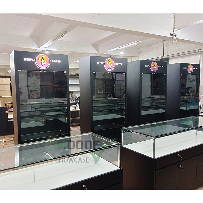 

Изготовленные на заказ легкие фанерные стеллажи для одежды с LED-подсветкой для магазинов