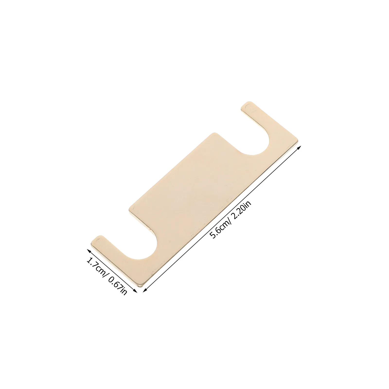 1Pair Speaker Terminal Bridge Plate Copper Jumper Bar Straight 45Mm Binding Post Link for Bi-Wiring Speaker Terminal Board