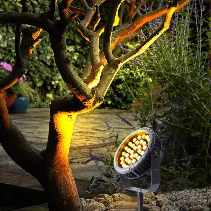 LED tree spot light, tree light, landscape light, outdoor spotlight, outdoor waterproof lawn light, courtyard ground stake light