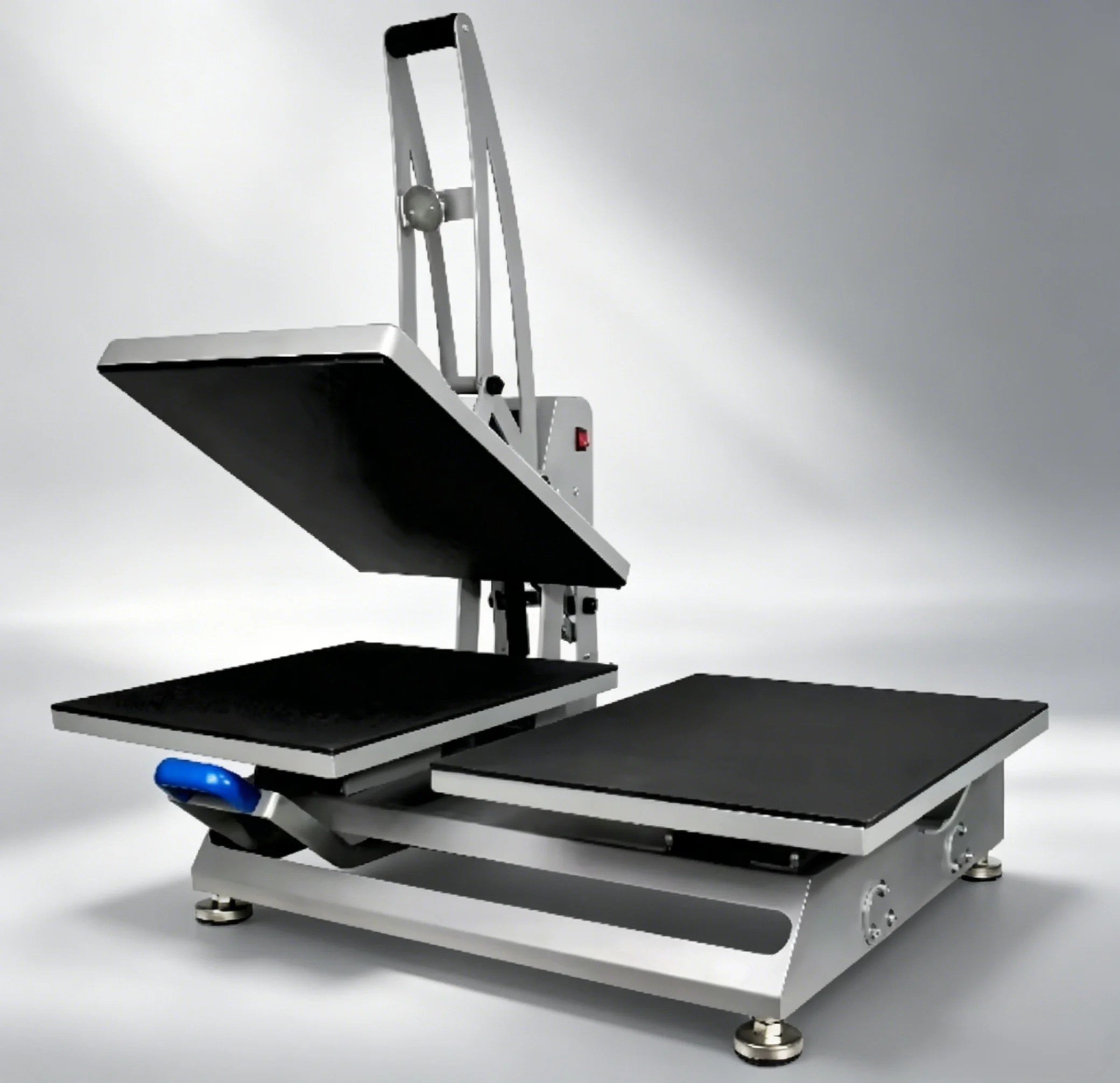 Dual Station Semi-Automatic Heat Press, Magnetic Labor-Saving Machine For Fast T-shirt Printing & Apparel Production
