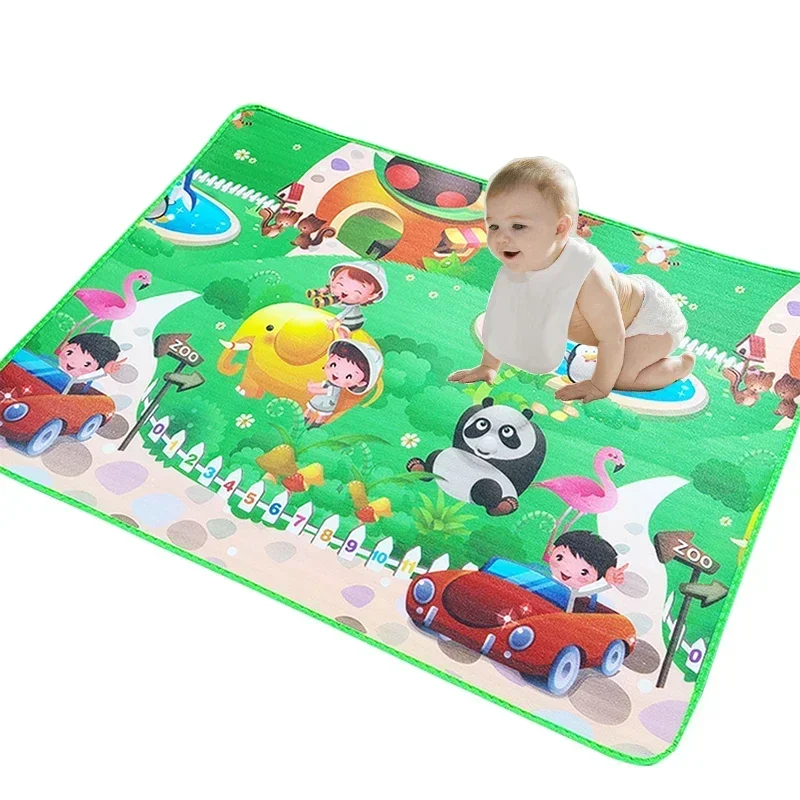 Baby Play Mat Waterproof Outdoor Indoor Carpets Kids Rug Activity Game Gym Toy Playmat Educational Gift Color Random