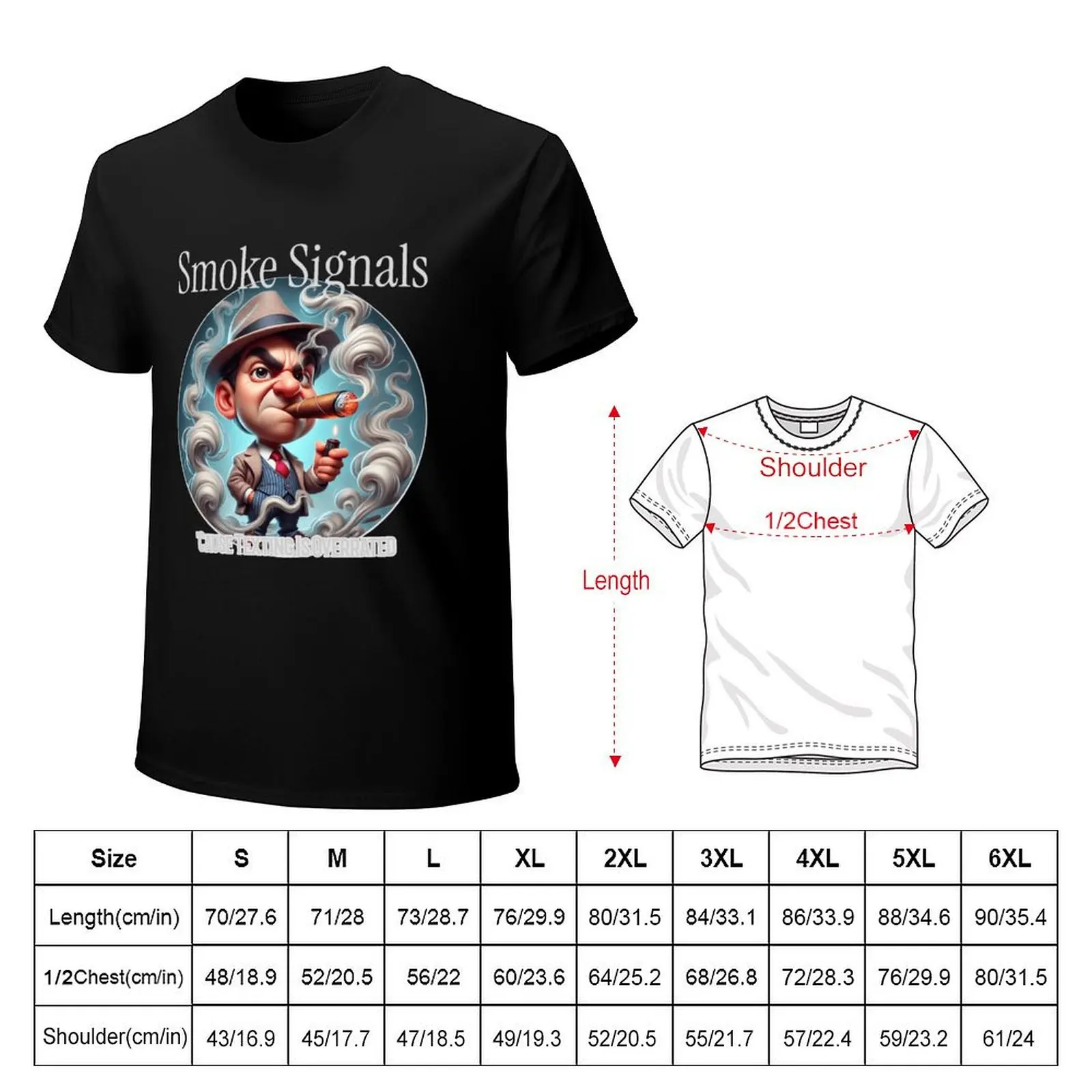 Smoke Signals 'Cause Texting Is Overrated T-Shirt t shirt man plain T-Shirt