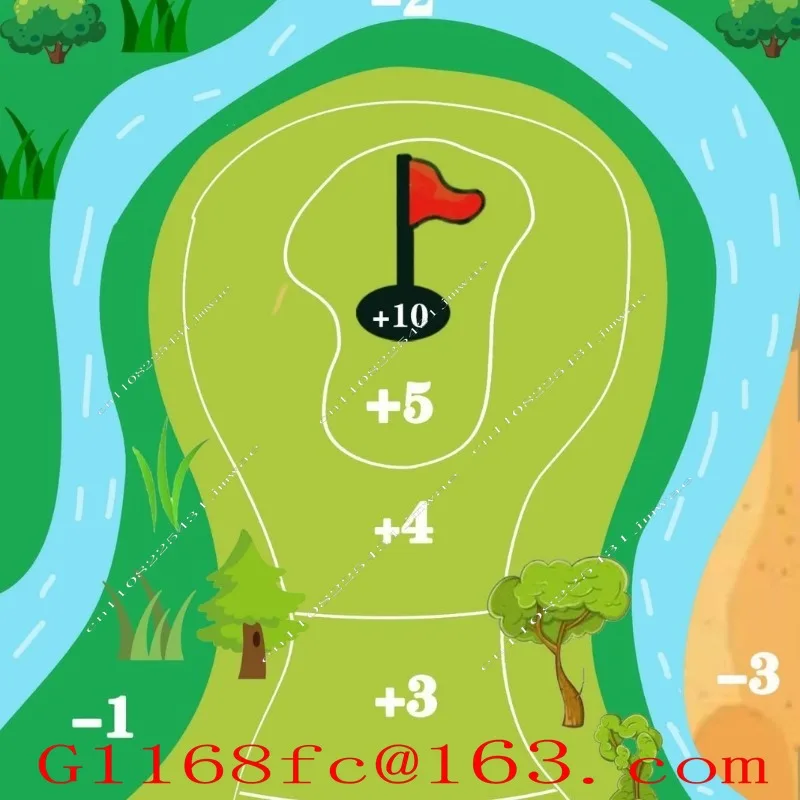 Golf Game Casual Crystal Fleece Floor Mat Parent-child