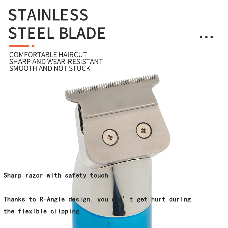 2022 Mới T9 Tông Đơ Cắt Lcd Cắt Tóc Chuyên Nghiệp Điện Không Dây Râu Cạo Râu T Lưỡi Tông Đơ Cắt Tóc-Tông Đơ Cắt Tóc Bấm Cắt Móng Tay