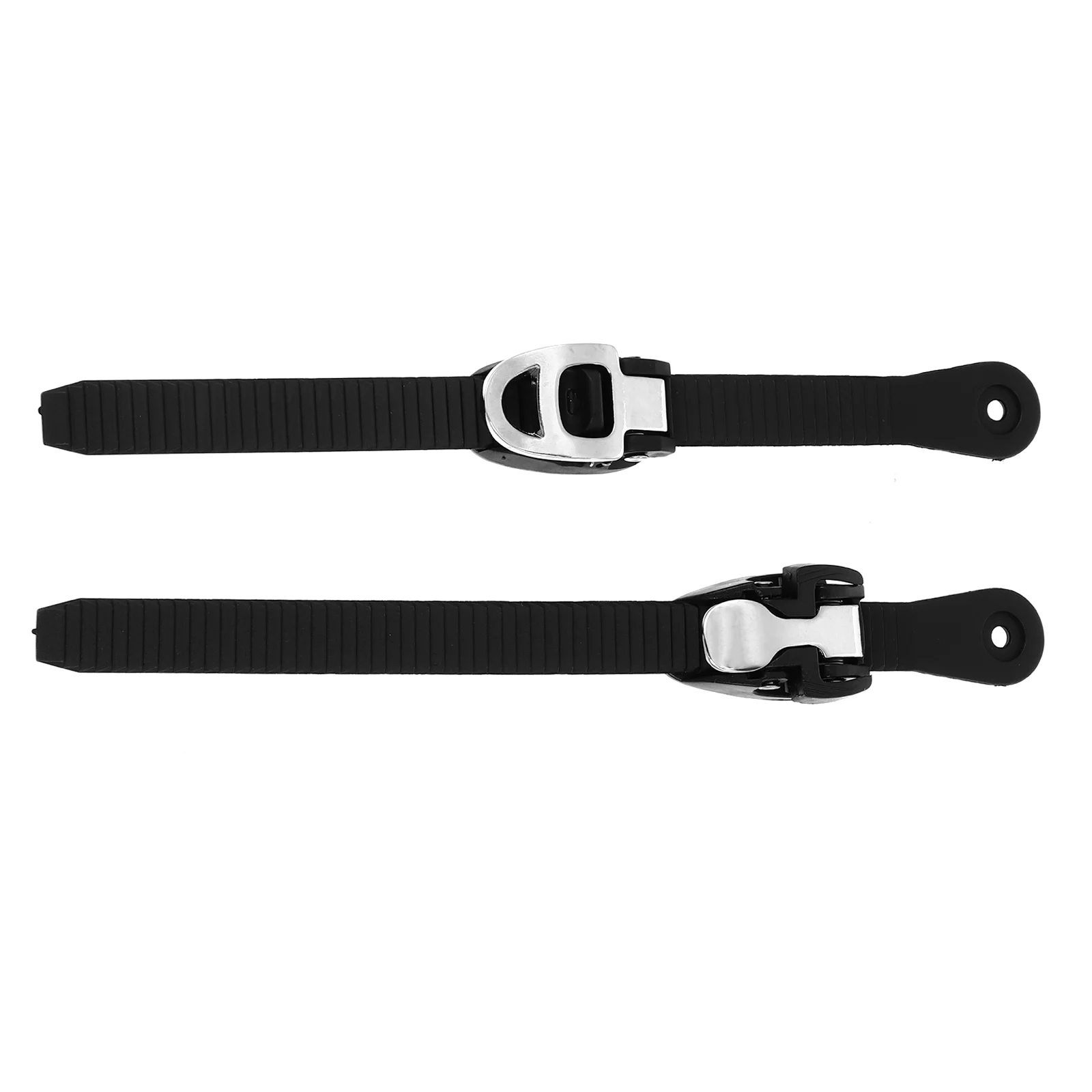 

2 Pcs Very Boots Roller Skate Straps Shoes Adjustable Skating Fixed Skates Accessories Black Universal Buckles