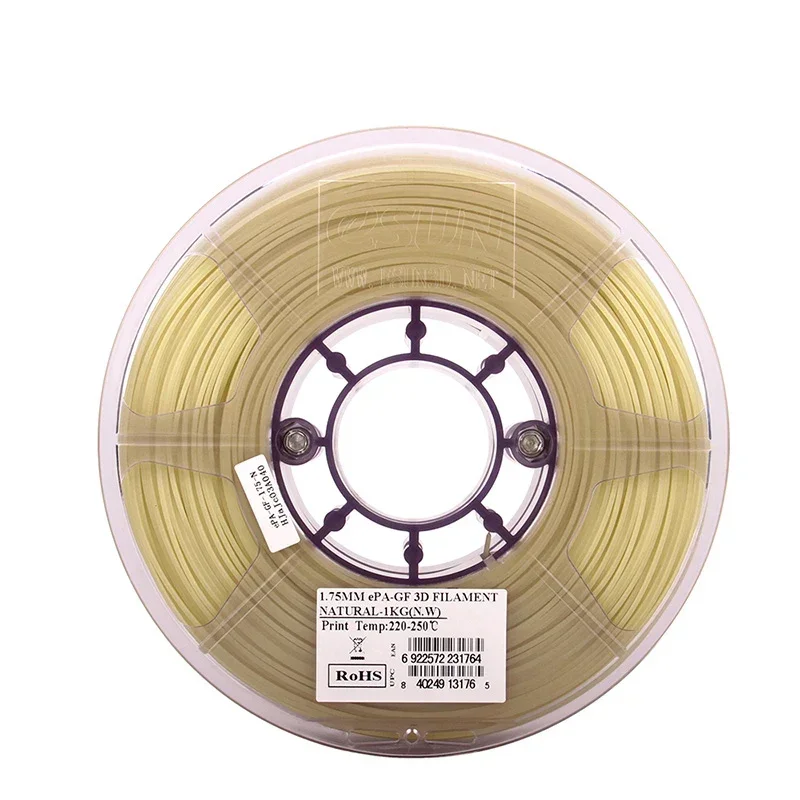 EPA+GF 3d Printer Filament 1.75mm 1kg Nylon Filament + Glass Fiber Filament High Strength