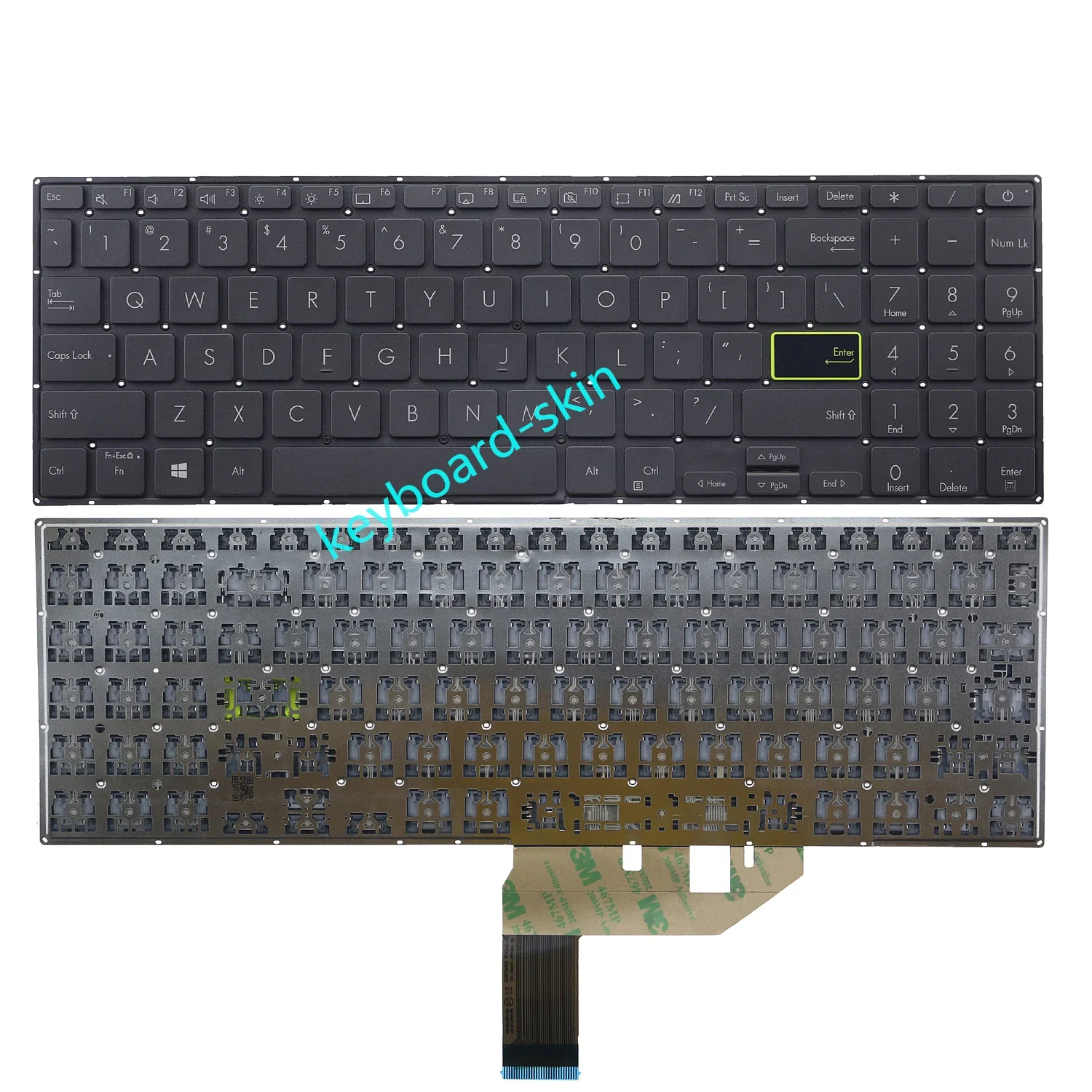 New US without-backlit Keyboard for ASUS VivoBook F513 F513E F513EA F513I F513IA X513 X513EA M513 E510 L510 K513 S513