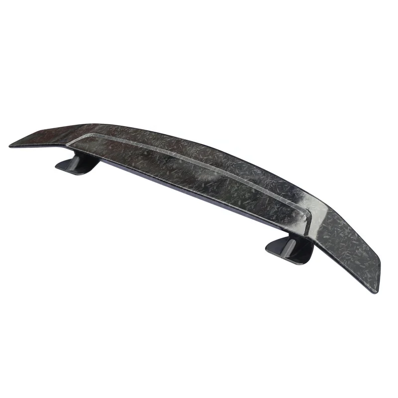 High Quality Universal GT Style Carbon Fiber Look Racing Rear Trunk Spoiler Sedan ABS Fixed Wing Easy Installation Exterior
