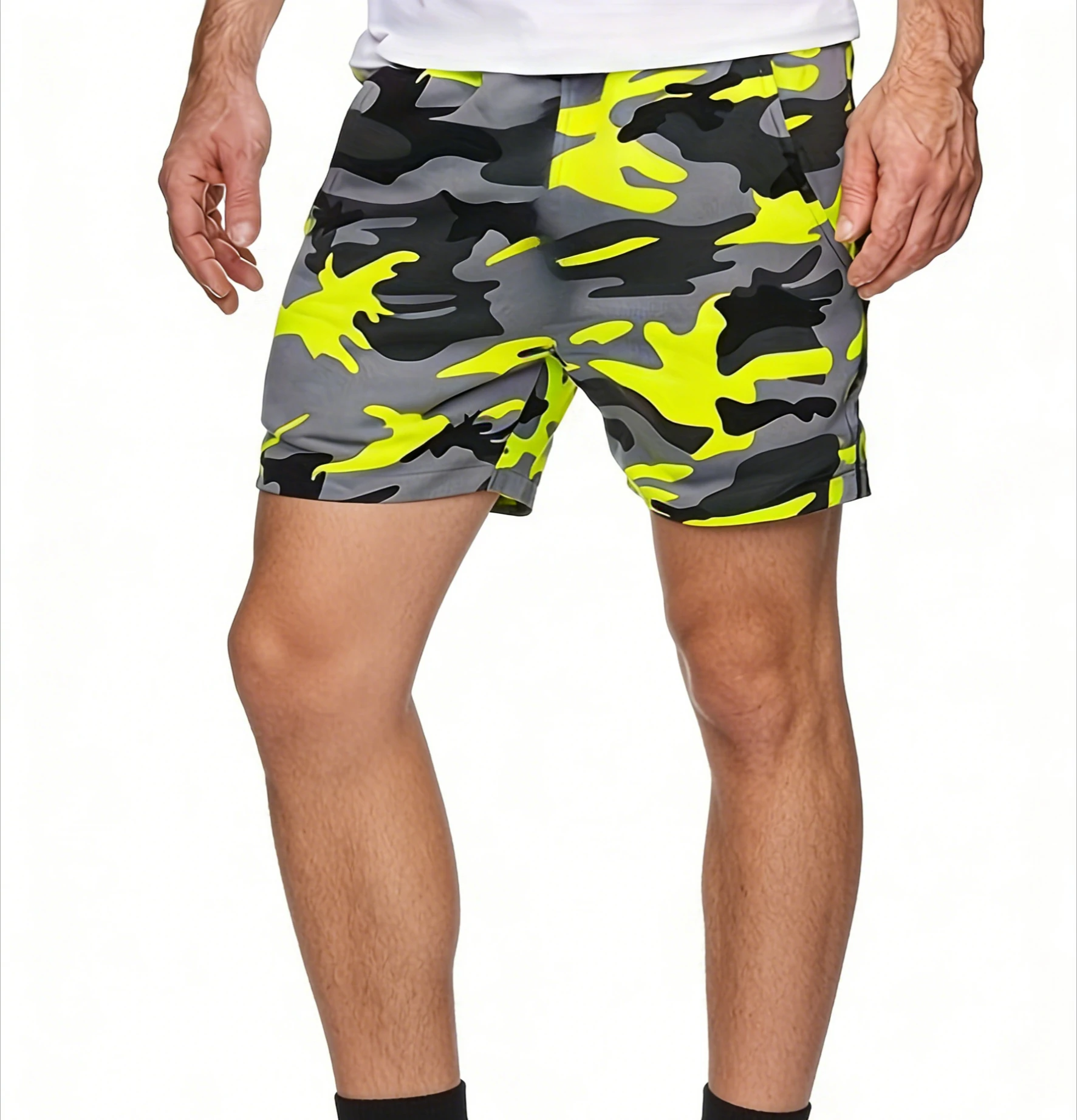 2026 Hot Selling Summer Fashion Cool Men's Camouflage 3D Printed Shorts Outdoor Cool Camouflage Pattern Shorts Street Wear