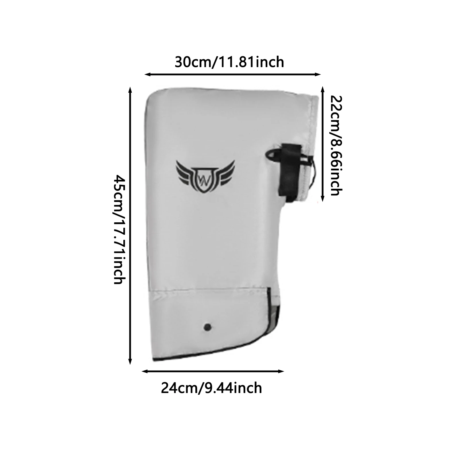 زوج واحد من أغطية مقود الدراجة النارية الشتوية سميكة مقاومة للرياح ومضادة للانزلاق ومقابض دافئة لركوب الطقس البارد