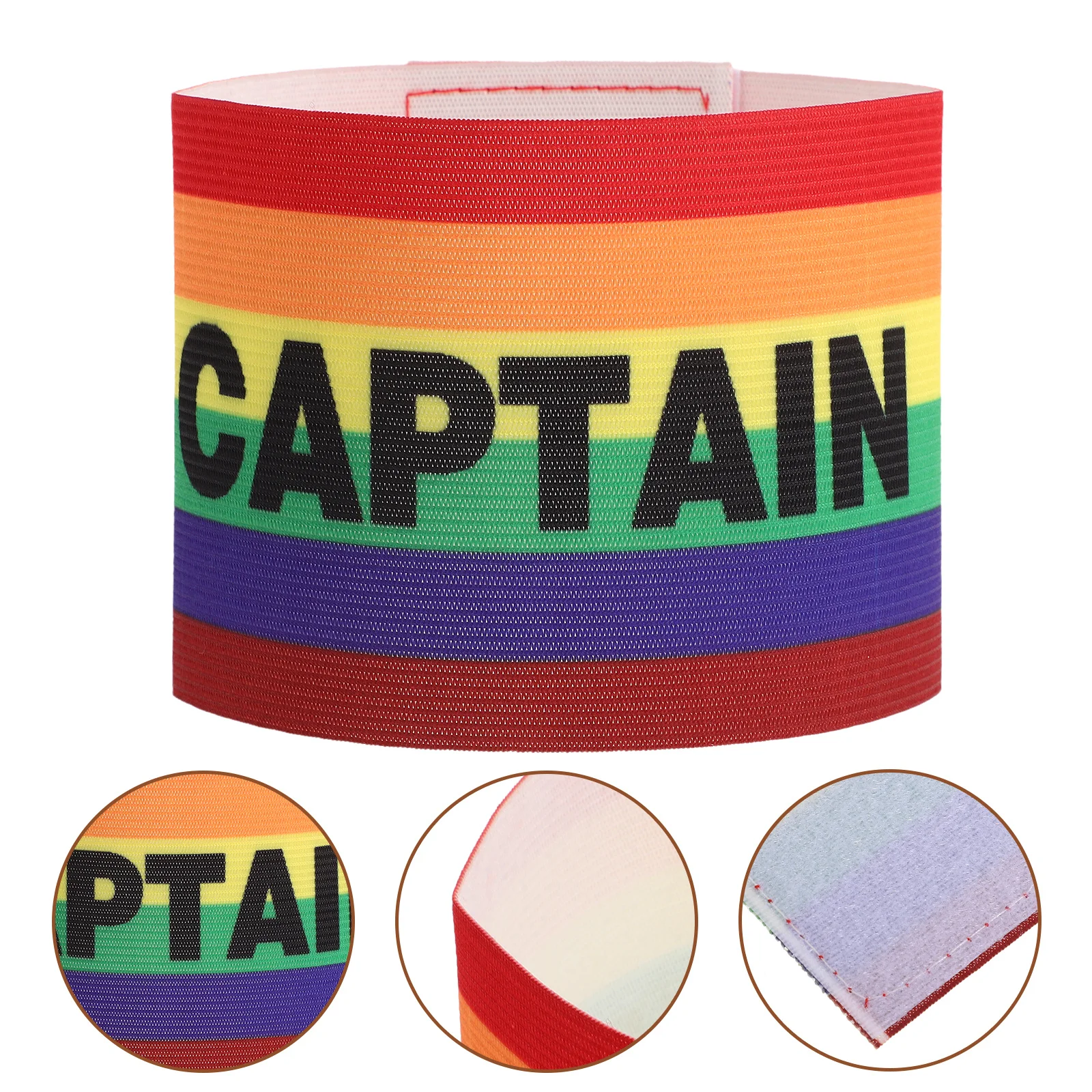 

Elastic Soccer Captain Armband Bright Color Design for Enhanced Team Football Basketball Rugby Youth Adult Use