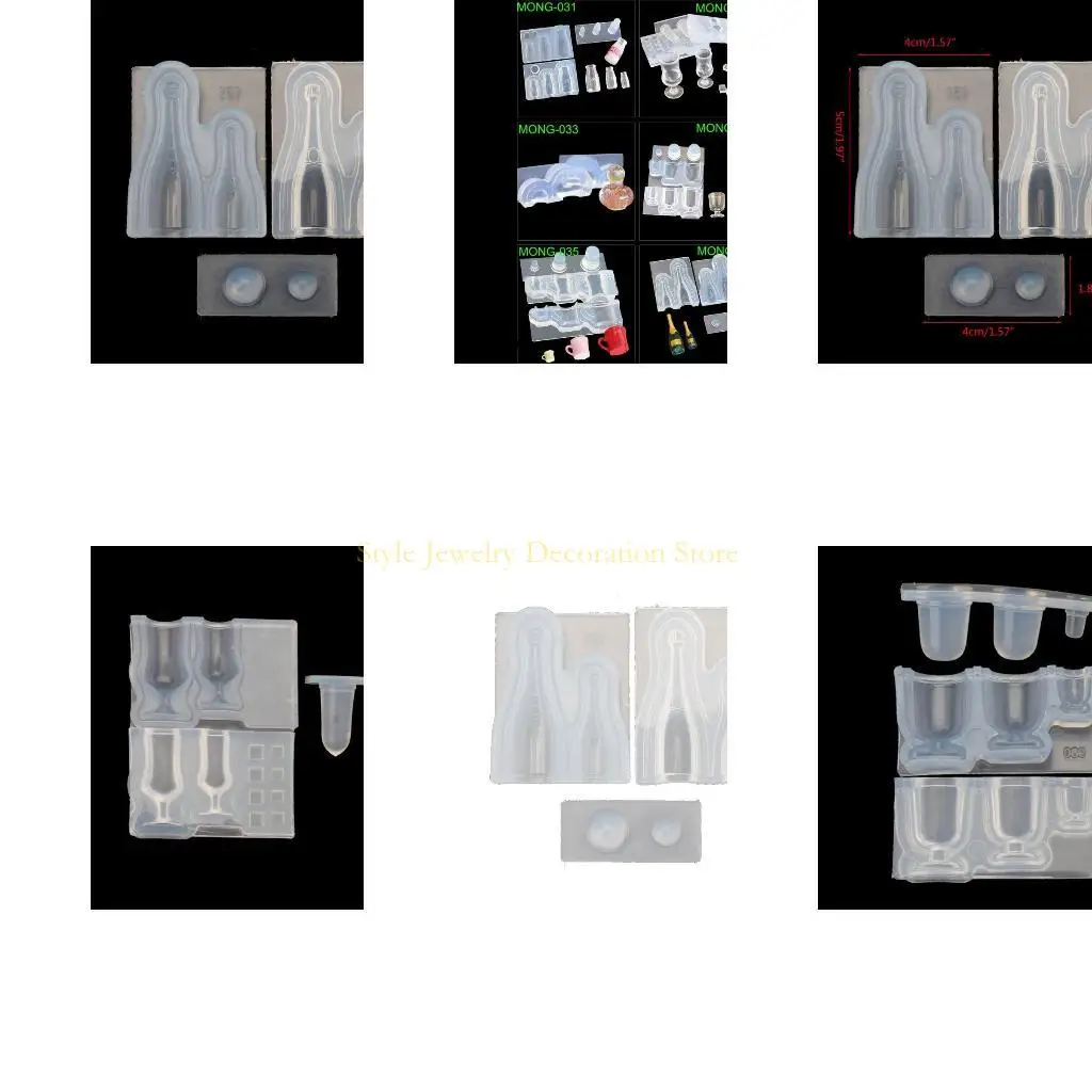 

D46E Кубковая чашка силиконовые формы ювелирных инструментов сухожили