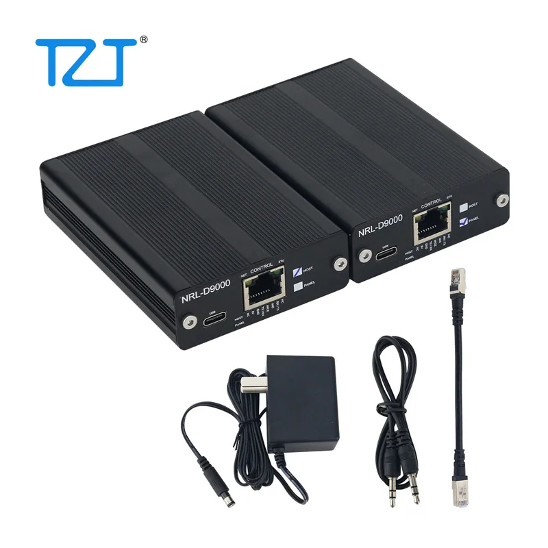 TZT NRL-D9000 Radio Connector Radio Link Host Box + Panel Box for D9000 Mobile Radio Transceiver