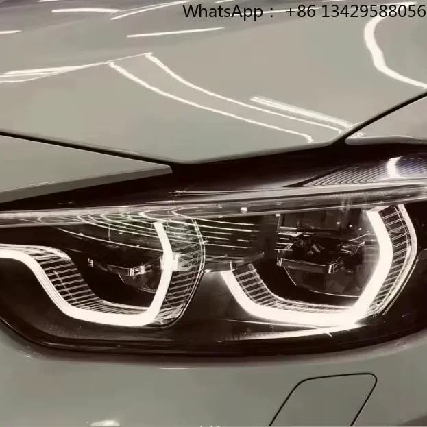 

For BMW M3 M4 F32 F33 F36 F80 F82 Yellow LED Headlights Ikon Style Daytime Running Lights High Visibility Turn Signal Lamps DRL