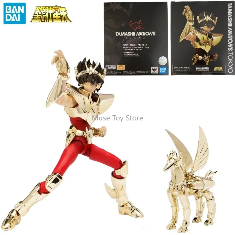 En Stock Original Bandai Saint Seiya Myth Cloth TNT Limited Ex Gold Andromeda Shun Phoenix Pegasus Purple Dragon Glacier Acción