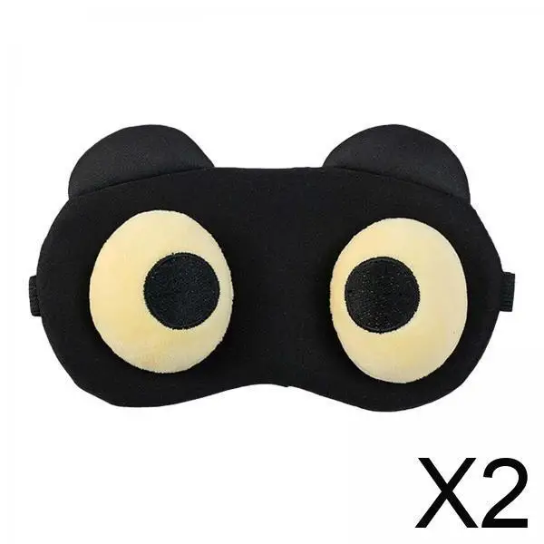 

2xEye Mask затемняющая светоблокирующая маска для сна с повязкой на глаза для игр, поездов в путешествиях