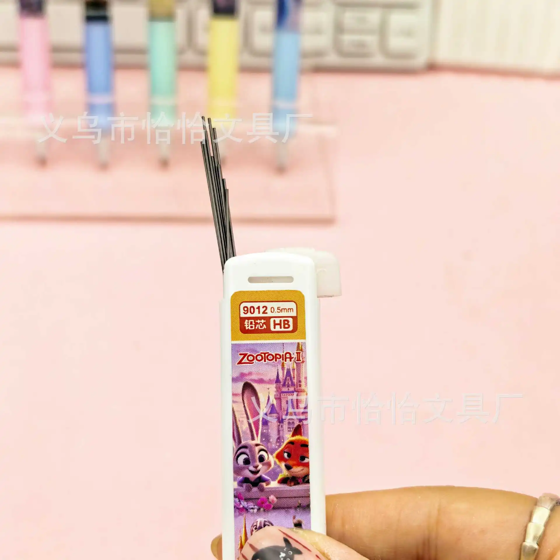 1/4/6pcsfor Zootopia مجموعة أقلام رصاص أوتوماتيكية الكرتون مع قلم رصاص الملء الحرة قطع الصحافة قلم رصاص نشاط الطالب الرصاص #6