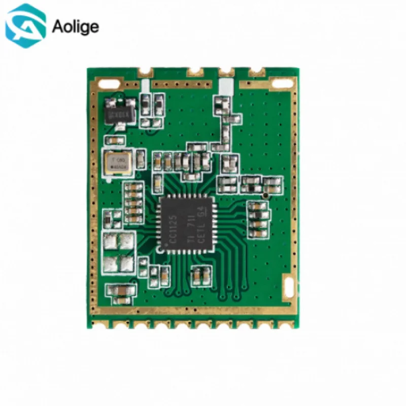 CC1125 Industrial-grade 433MHz Wireless Data Module with Active Crystal TXCO, Bidirectional Transceiver, Narrowband Transmission