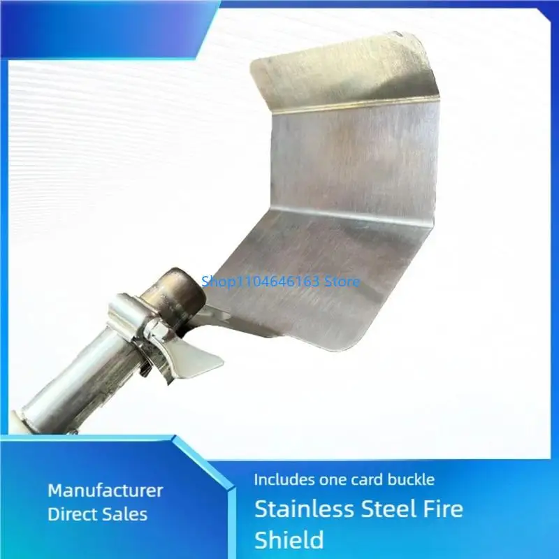 Escudo soldadura resistente calor portátil Guardia acero inoxidable acero inoxidable para aplicación aire del
