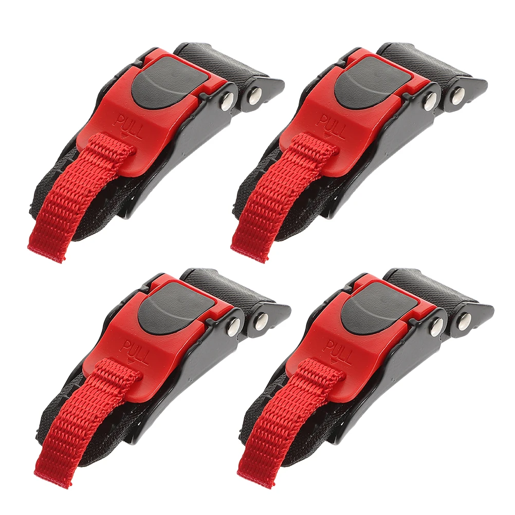 

4pcs Chin Strap Quick Release Buckles Universal Motorcycle Accessories Durable Metal Buckle Easy-Pull Secure Fastening