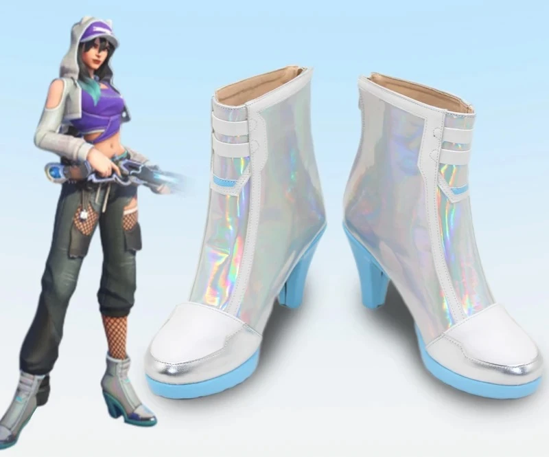 

Game Overwatchs 2 X LE SSERAFIM Ashe Cosplay Shoes Boots Game Halloween Accessory Props