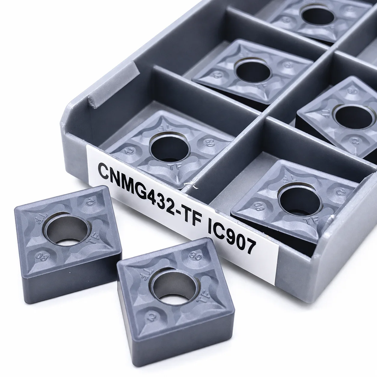 CNMG120404 CNMG120408 IC907 IC908 Carbide Inserts CNC External Turning Tool Lathe Cutting Tool Metal Machining Insert Pro