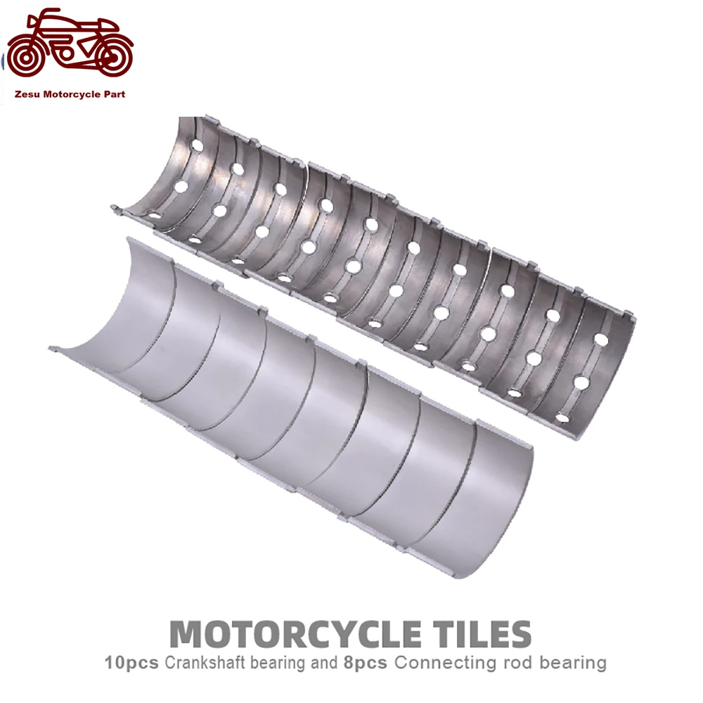 36.5mm 34mm 18pcs/set Motorcycle Engine Part For Honda CB1000R ABS 2009-2010 Oversize +25 +50 Connecting Rod Crank shaft Bearing