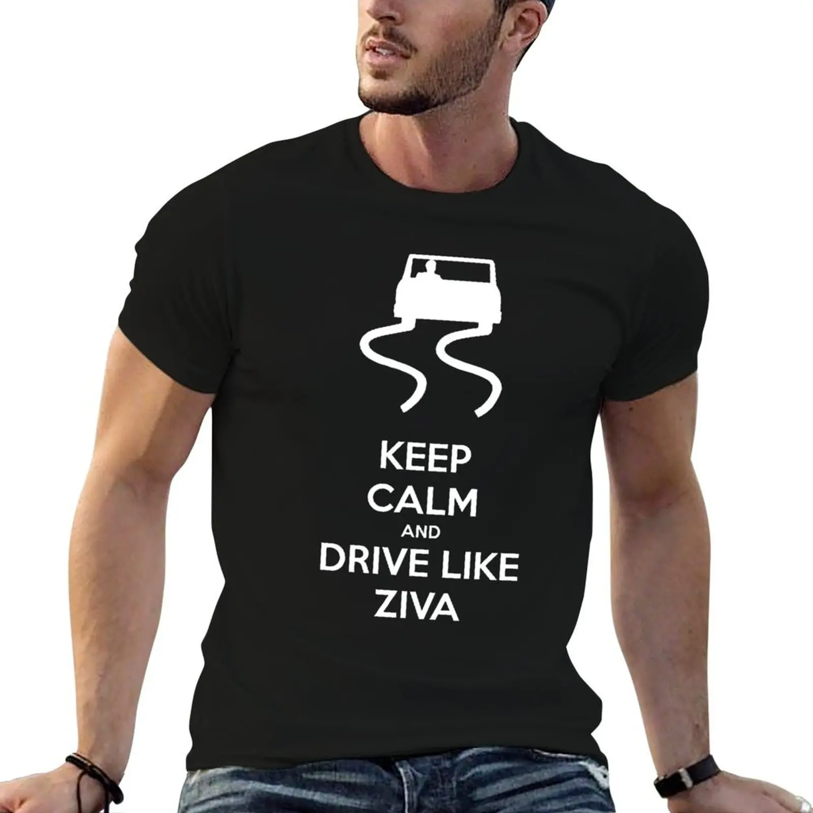 Hombre heavy Drive Keep Like camisa humor divertido calma 100% camiseta clásica y Ziva camisetas Camiseta de algodón t algodón oscuro