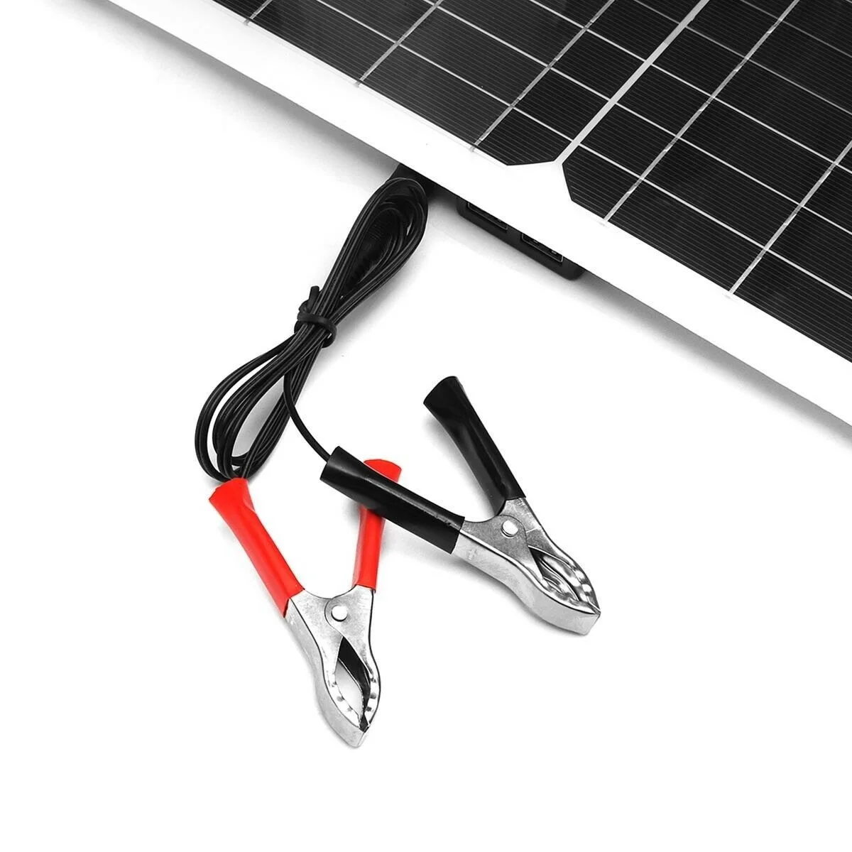 طقم لوحة طاقة شمسية 20 وات، قوة محمولة RV أحادية البلورية، بطارية مرنة 12 فولت