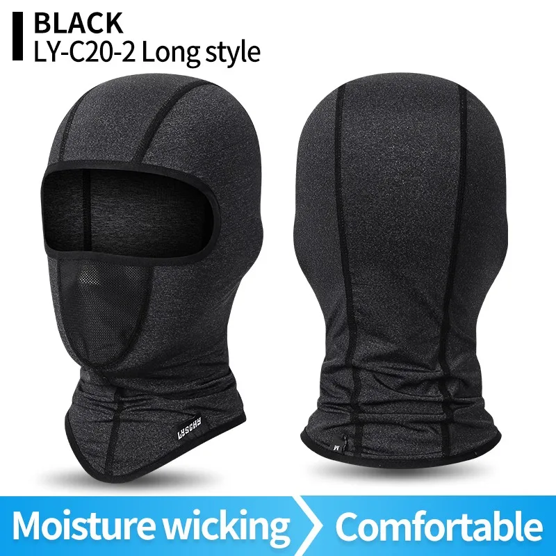 Cycling Balaclava Unisex Breathable Ice Silk Motorcycle Riding Sports Face Mask Neck Protect Summer Sunscreen Headwear