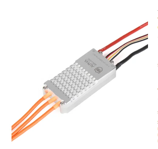 For T-Motor Alpha Coefficient 60A Electronic Governor Multi Rotor Remote Control Drone FOC ESC 4-6S Low-alloy Grease