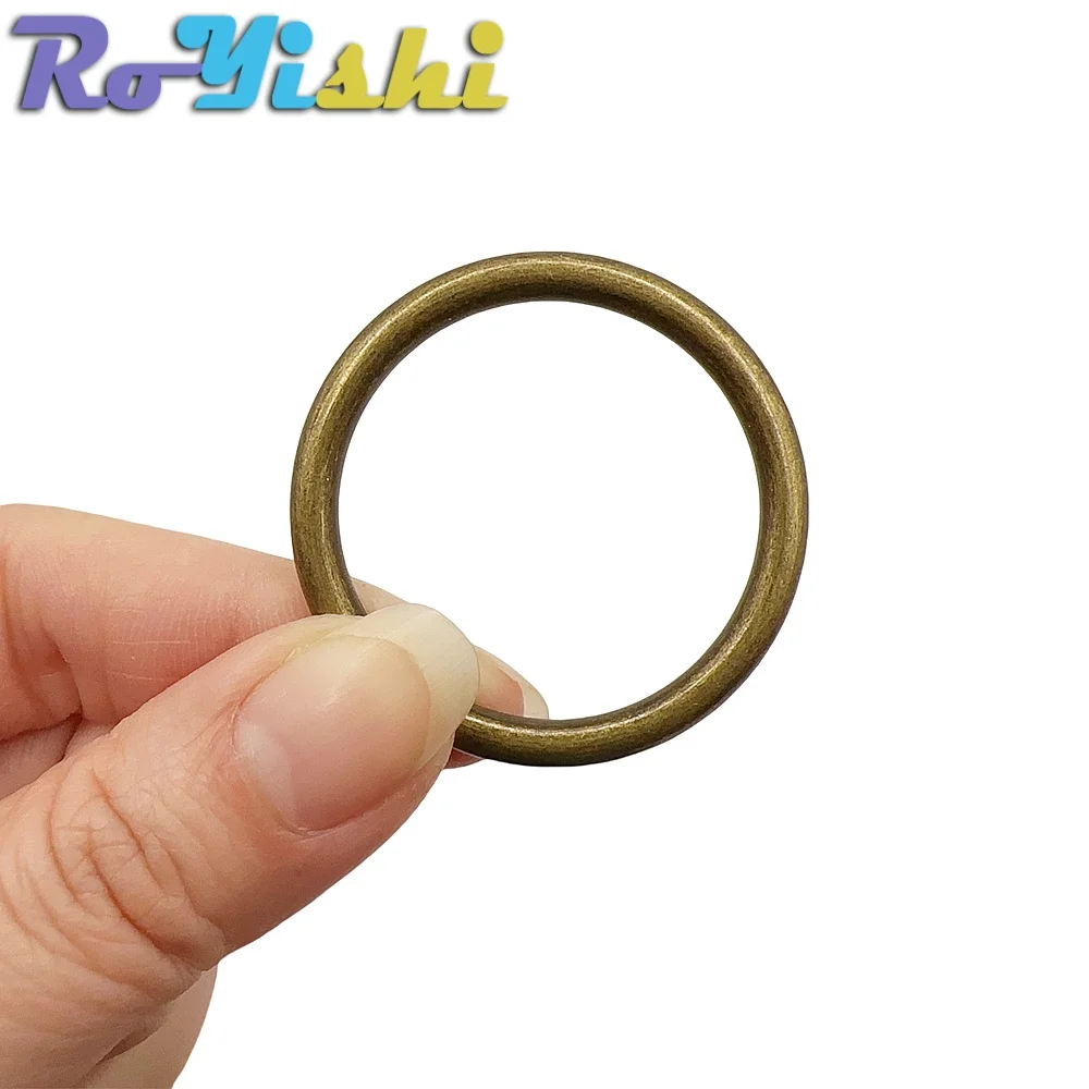 10-100Pcs Metal Circle O Ring Buckles for Bag Strap Dog Collar Clasp Webbing Belt Hooks KeyChain Loops Handbag Accessories