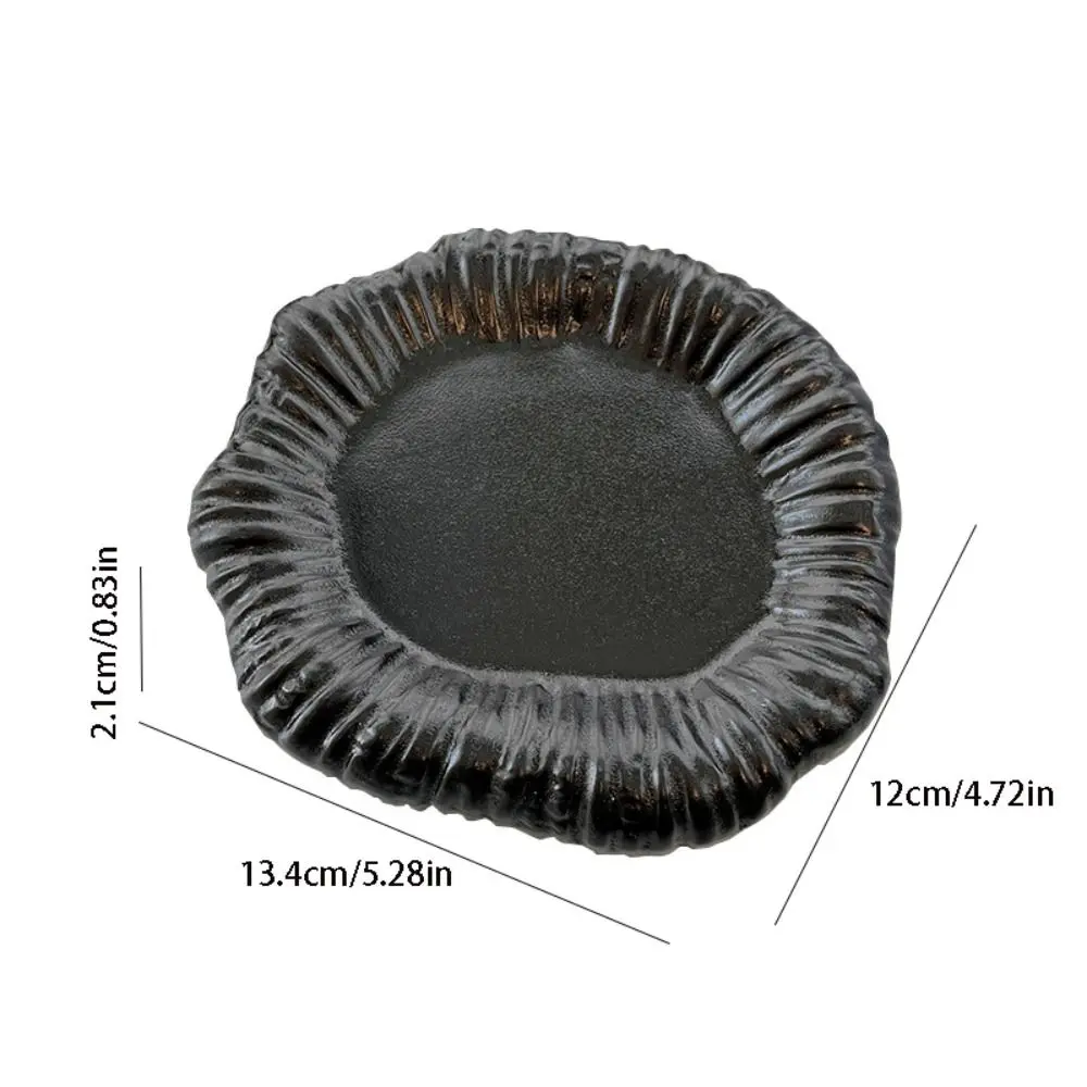 Ceramic Jewelry Storage Tray Irregular Creative Jewelry Display Rack Portable Multi-Function Storage Plate Kitchen