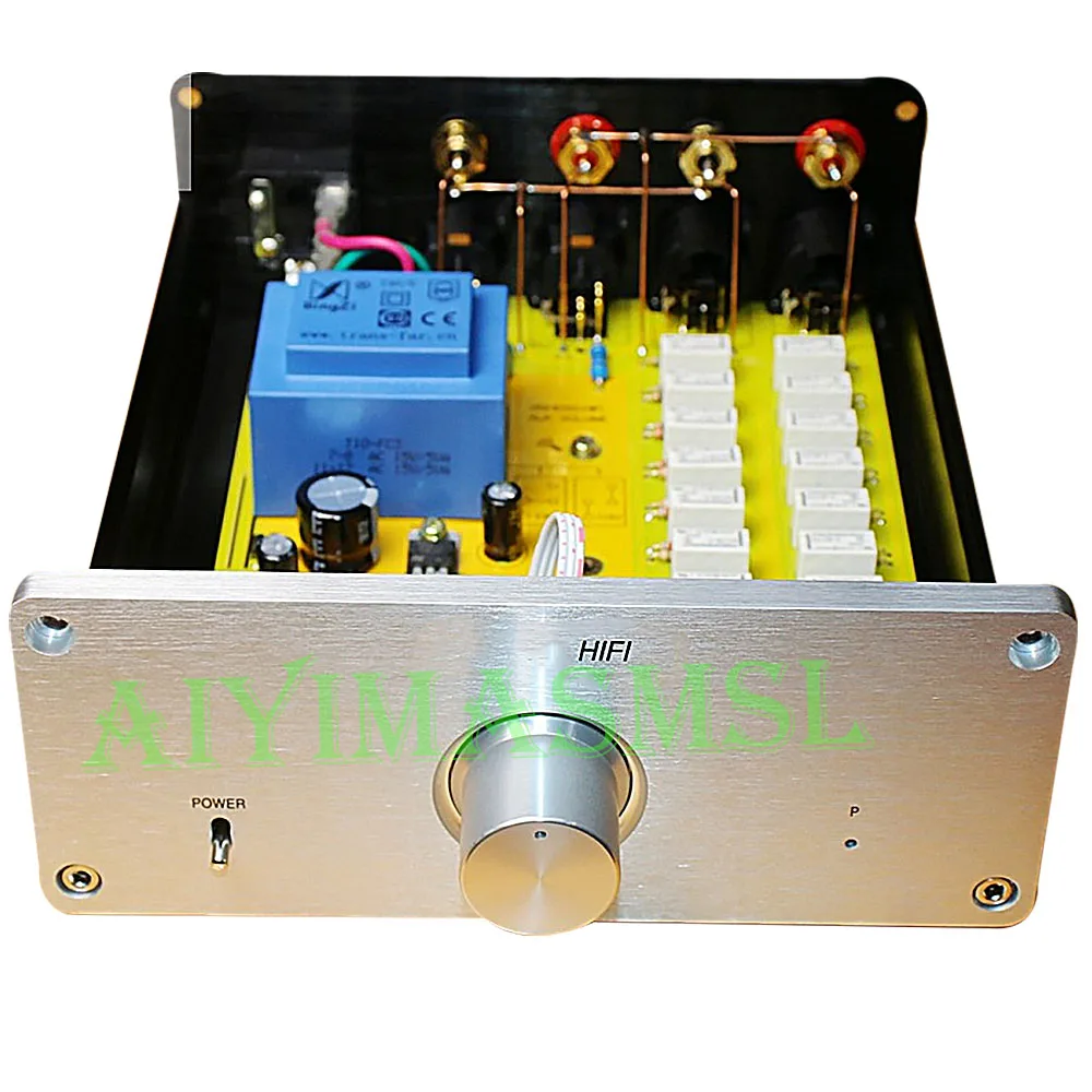 AIYIMA SMSL-controlador de volumen de relé avanzado, potenciómetro de equilibrio, preamplificador pasivo, amplificador de Audio