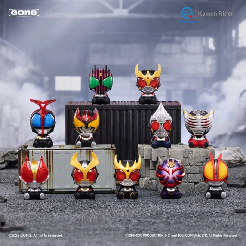 Hot Kamen Rider Blind Box Mini Chess-Style Figure Fridge Magnet Collectible Ornament Anime Toy Mystery Box Gift For Fans view 5