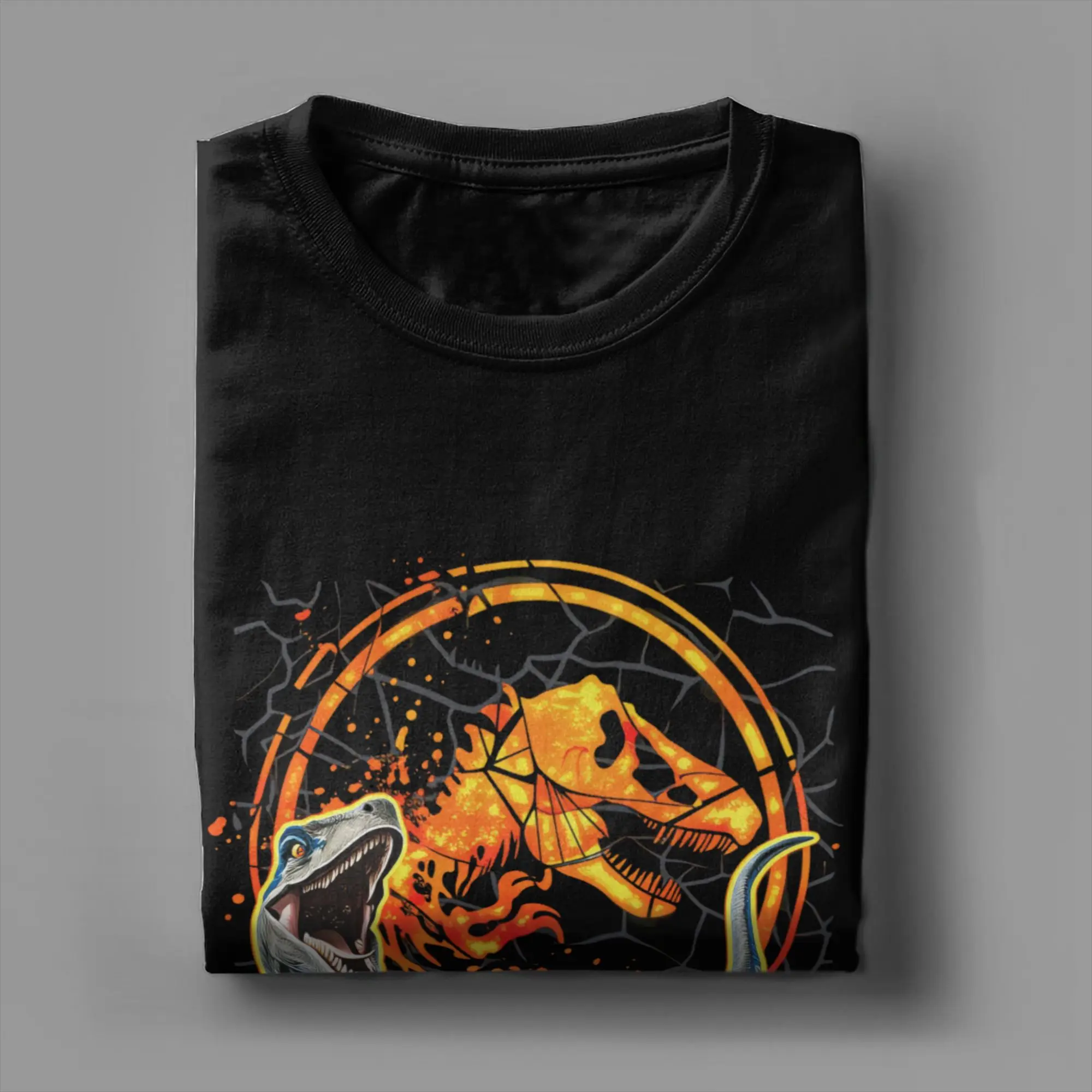 Harajuku T-shirt Zomer Jurassics World Fashion T-shirts 100% Katoenen T-shirt voor mannen Esthetisch Ontwerp Korte Mouw Top tees