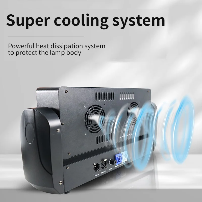 400W 960PCS RGBW DMX Moving Head Strobe Light DMX512 Horse Racing Wash Dyeing Effect Stage Lighting for DJ Disco Wedding Party