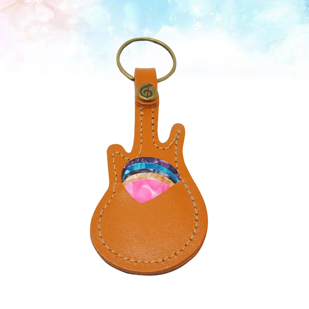 

Plate Pull Set Portable Case Plectrum Holder Key Chain Guitar Bag Keychain