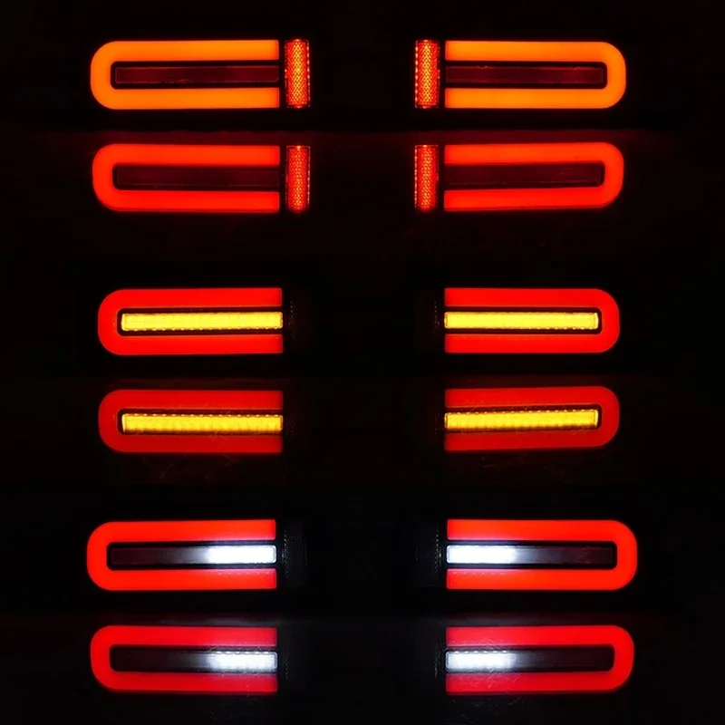 For Suzuki Jimny 2007-2017 Car LED Tail Light Taillight LED Rear Running Light Brake Dynamic Turn Signal Lamp Assembly